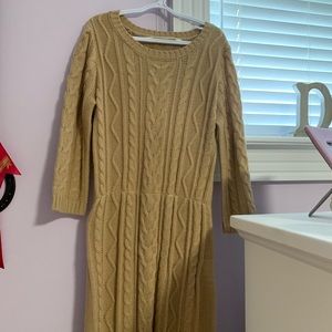 Knitted Beige coloured dress